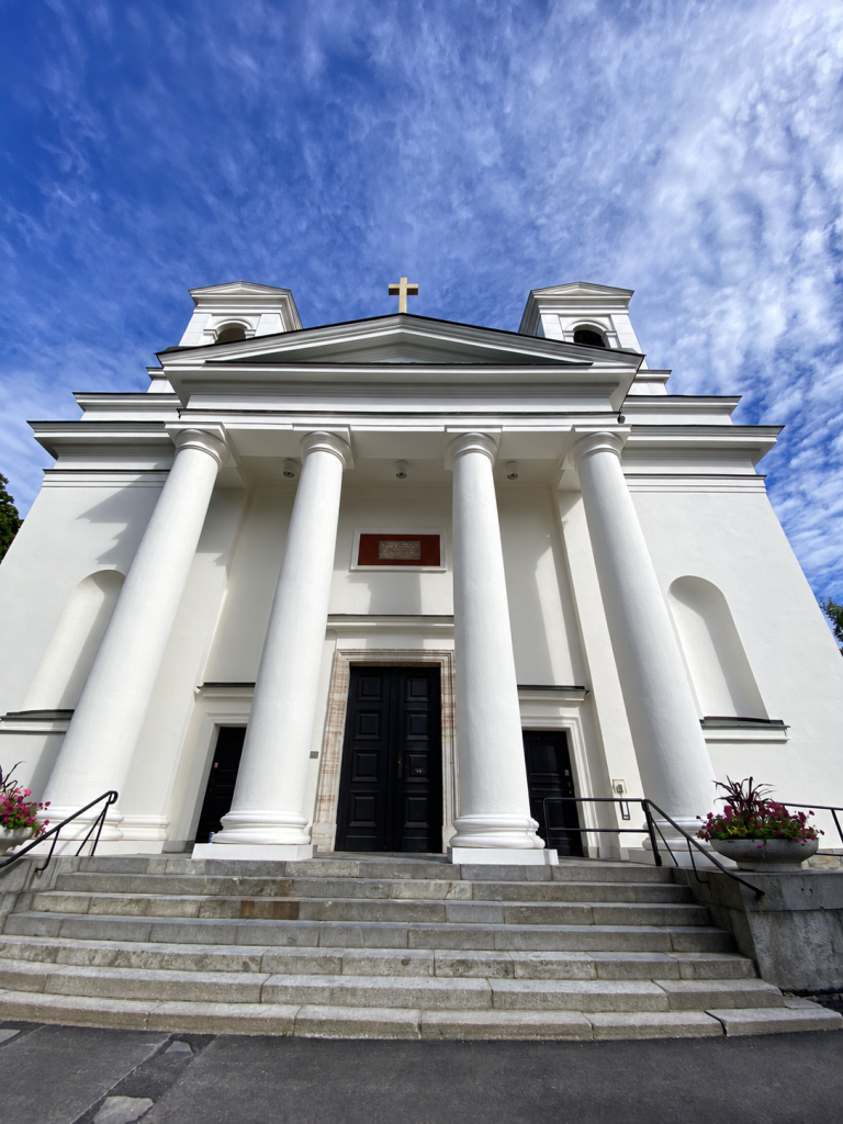 Harnosand Cathedral front