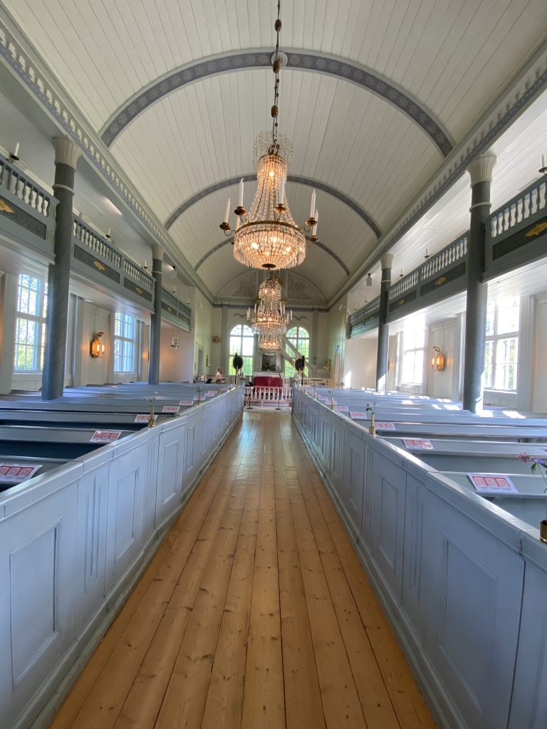 Hemsö Church interior
