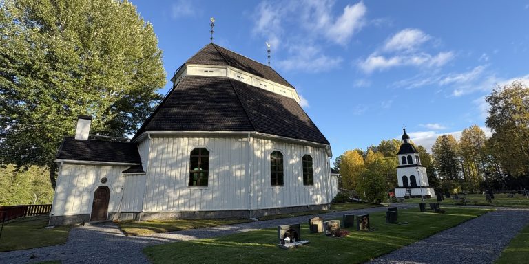 Viksjö Church and Bell Tower
